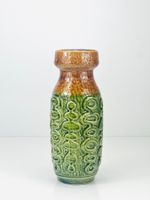Carstens Design Vase 4275‑27, Austria, Grün/Braun, 27 cm